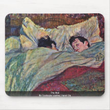 The Bed,  By Toulouse-Lautrec Henri Mousepad