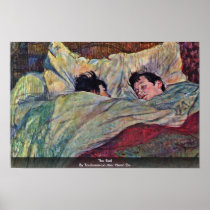 The Bed,  By Toulouse-Lautrec Henri Print