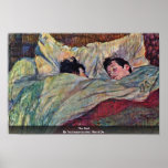 The Bed,  By Toulouse-Lautrec Henri Print