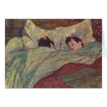 The Bed, Greeting Card