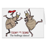 The bedbugs dance! greeting card