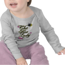the bee lady large print t-shirt