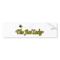 the bee lady with flowers