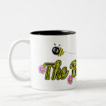 the bee lady with flowers coffee mugs