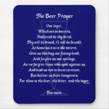 The Beer Prayer Mousepads
