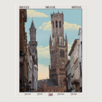 The Belfry in Brugge postcards