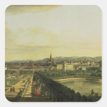 The Belvedere from Gesehen, Vienna Stickers