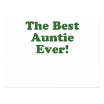 The Best Auntie Ever Post Cards