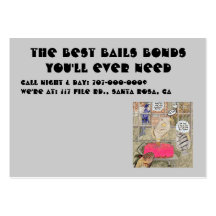 The best Bail Bonds You'll Ever Need Business Cards