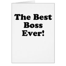 The Best Boss Ever Card