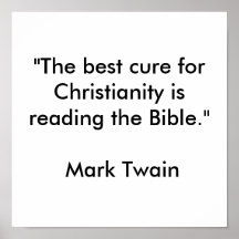 "The best cure for Christianity Print
