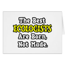 The Best Ecologists Are Born, Not Made