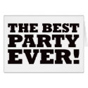 The Best Party Ever cards