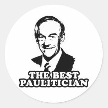The Best Paulitician Round Stickers