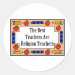 The Best Teachers Are Religion Teachers Stickers