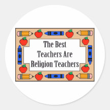 The Best Teachers Are Religion Teachers Stickers