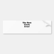 The Best Uncle Ever Bumper Sticker