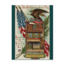The Betsey Ross House, Eagle & Flag Postcard