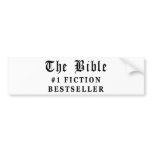 The Bible Fiction Bestseller bumper stickers