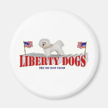 The Bichon Frise Refrigerator Magnets