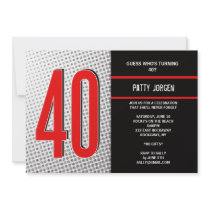 The Big 4-0 Birthday Party Invitation