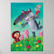 The Big Bad Wolf Print