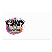 The Big Bang Theory Business Card Templates