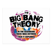 The Big Bang Theory Postcard