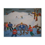 THE BIG GAME HOCKEY POSTCARD