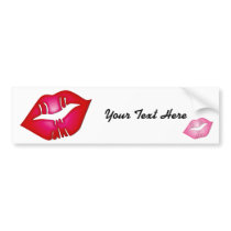 The Big Kiss Bumper Stickers