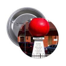 THE BIG RED APPLE - Cornelia, Georgia Pinback Buttons