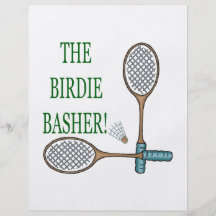 The Birdie Basher 2 Flyer Design