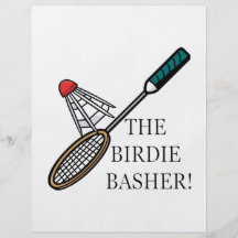 The Birdie Basher Flyer Design