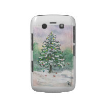 The Birds' Christmas Tree - Watercolor Blackberry Bold Case