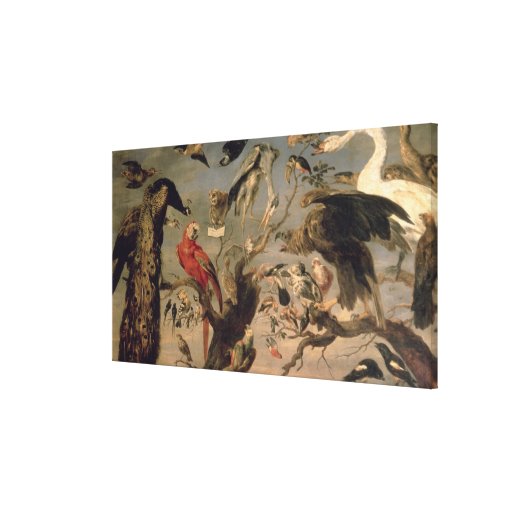 The Bird's Concert Canvas Prints