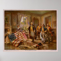 The Birth of Old Glory by Percy Moran Posters