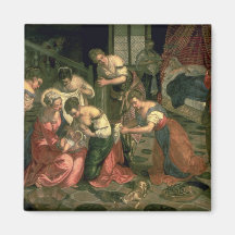 The Birth of St. John the Baptist, 1550-59 Fridge Magnets