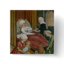 The Birth of the Virgin, c.1500 buttons