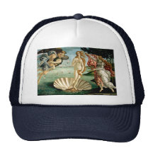 The Birth of Venus by Botticelli Mesh Hat