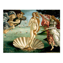 The Birth of Venus by Botticelli Post Cards
