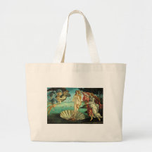 The Birth of Venus by Sandro Botticelli Canvas Bag