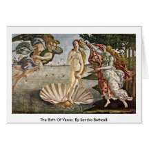 The Birth Of Venus. By Sandro Botticelli Greeting Card
