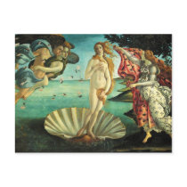 The Birth of Venus by Sandro Botticelli Post Cards