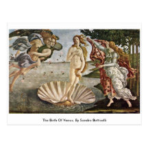 The Birth Of Venus. By Sandro Botticelli Postcards