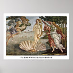 The Birth Of Venus. By Sandro Botticelli Print