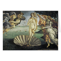 The Birth of Venus Card