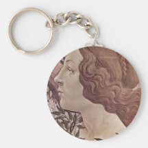 The Birth Of Venus Detail By Botticelli Sandro Key Chains