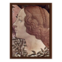 The Birth Of Venus Detail By Botticelli Sandro Postcard