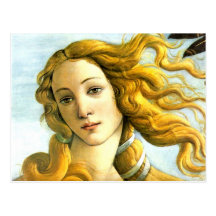 The Birth of Venus - detail Post Card