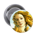 The Birth of Venus - detail Round Button